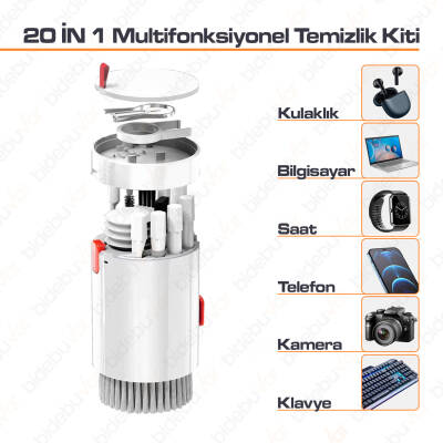 20IN1 TEMİZLEME KİTİ (KLAVYE, BİLGİSAYAR, TELEFON, KAMERA VB.) - 1